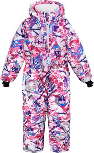 بدلة تزلج للأطفال من MCTi بدلة ثلج قطعة واحدة بدلة تزلج مقاومة للماء وسترة على الجليد لفصل الشتاء in Kuwait