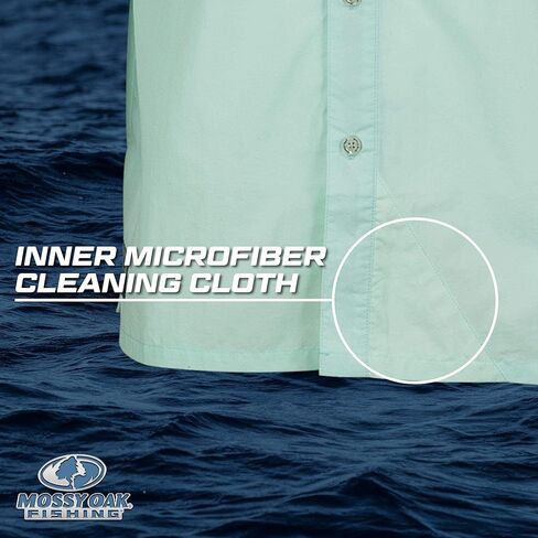 Mossy Oak Fishing Shirts for Men, Quick Dry with UPF Sun Protection in Saudi Arabia