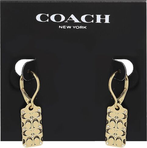 COACH أقراط متدلية بعلامة C مبطنة in Saudi Arabia