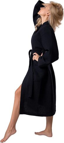 Bagno Milano Women's Robes, Waffle Robes For Women, Turkish Cotton Bathrobes For Women in Saudi Arabia