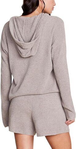 Barefoot Dreams® CozyChic Ultra Lite® Ribbed Shorts, Beach Rock, X-Small in Saudi Arabia