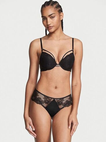 Victoria's Secret Lace Floral Keyhole Back Cutout Cheeky Panty, Underwear for Women (XS-XXL) in Saudi Arabia