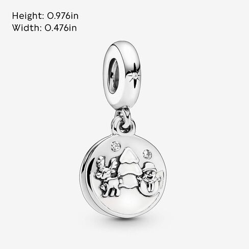 Pandora Perfect Christmas Charm - Compatible Moments Bracelets - Jewelry for Women - Gift for Women in Your Life - Made with Sterling Silver, Cubic Zirconia & Enamel in Saudi Arabia