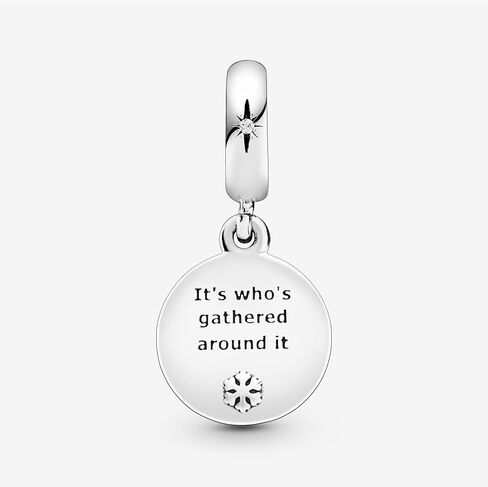 Pandora Perfect Christmas Charm - Compatible Moments Bracelets - Jewelry for Women - Gift for Women in Your Life - Made with Sterling Silver, Cubic Zirconia & Enamel in Saudi Arabia