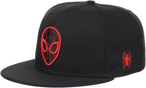 Marvel Logo Elements Fitted Flat Bill Cap (blk/Blue) in Saudi Arabia
