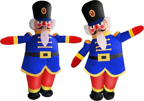 NiSotieb زي عيد الميلاد القابل للنفخ لتزيين عيد الميلاد للبالغين للبالغين/حفلة عيد الميلاد/الموكب in Kuwait