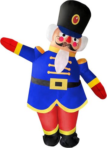 NiSotieb زي عيد الميلاد القابل للنفخ لتزيين عيد الميلاد للبالغين للبالغين/حفلة عيد الميلاد/الموكب in Kuwait