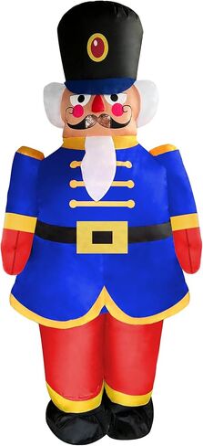 NiSotieb زي عيد الميلاد القابل للنفخ لتزيين عيد الميلاد للبالغين للبالغين/حفلة عيد الميلاد/الموكب in Kuwait