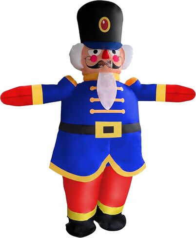 NiSotieb زي عيد الميلاد القابل للنفخ لتزيين عيد الميلاد للبالغين للبالغين/حفلة عيد الميلاد/الموكب in Kuwait