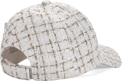 Women's Baseball Caps Trendy Unisex Hat Men's Sun Hat Fashionable Tweed Fabric Summer Winter Adjustable SizeTrucker Hats in Saudi Arabia