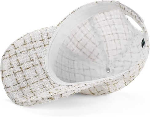 Women's Baseball Caps Trendy Unisex Hat Men's Sun Hat Fashionable Tweed Fabric Summer Winter Adjustable SizeTrucker Hats in Saudi Arabia