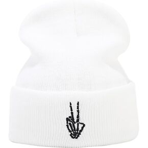 قبعات Sinsinfuns المحبوكة للرجال والنساء قبعات شتوية ناعمة مطرزة لطيفة in Kuwait