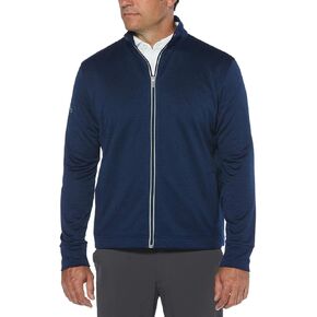 Callaway Men's Full Zip Long Sleeve Waffle Knit Fleece Golf Jacket (Size Small - 4X Big & Tall)