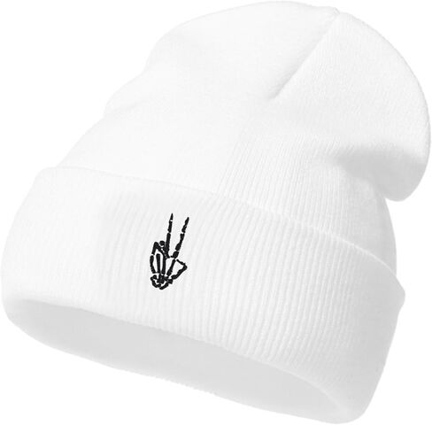 قبعات Sinsinfuns المحبوكة للرجال والنساء قبعات شتوية ناعمة مطرزة لطيفة in Kuwait