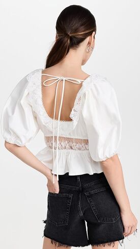 بلوزة مارشا للسيدات من For Love & Lemons in Kuwait