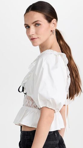 بلوزة مارشا للسيدات من For Love & Lemons in Kuwait