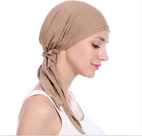 Lucky staryuan ® 3Pack Women's Beanie Chemo Hat Cap Comfortable Stylish Pre-Tied Cancer Headscarf in Kuwait