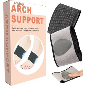 Arch Support Bands Built-in Orthotics for Plantar Fasciitis Pain Relief,Arch Support Sleeves With Gel Pad Inside,Flat Feet Support,Foot Pain Relief,Fallen Arches,Achy Feet Problems for Men and Women in Kuwait