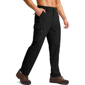 G Gradual Men's Hiking Cargo Pants Water Resistant Quick Dry Lightweight Outdoor Tactical Pants for Men with Multi Pocket