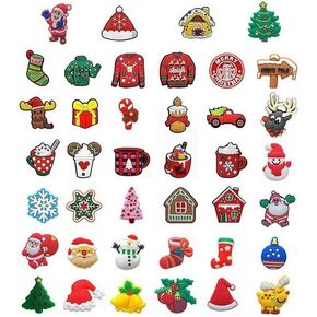 40 قطعة من سحر أحذية عيد الميلاد من mcmioeat، هدايا حفلات تزيين الأحذية للأولاد والبنات والأطفال والنساء in Kuwait