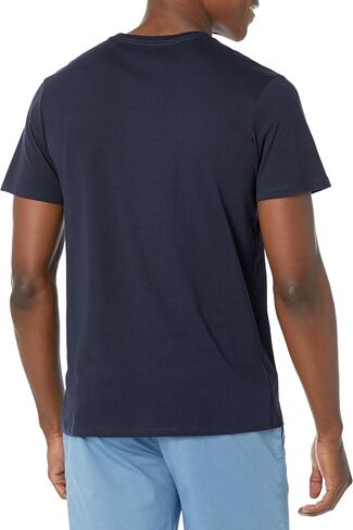 GUESS Men's Short Sleeve Stitch Triangle Tee in Saudi Arabia