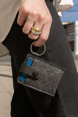 حافظة بطاقات المفاتيح Graf Lantz - 100% صوف ميرينو - ماصة للماء، مقاومة للبقع، ماصة in Kuwait