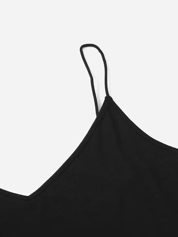 سترة علوية نسائية SweatyRocks بمقاس كبير وحزام سباغيتي ورقبة على شكل حرف V أساسية مكونة من قطعتين in Kuwait