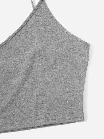 سترة علوية نسائية SweatyRocks بمقاس كبير وحزام سباغيتي ورقبة على شكل حرف V أساسية مكونة من قطعتين in Kuwait
