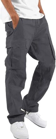 whox Mens Cargo Pants Casual Outdoor Hiking Pants for Men Athletic Joggers Sweatpants in Saudi Arabia