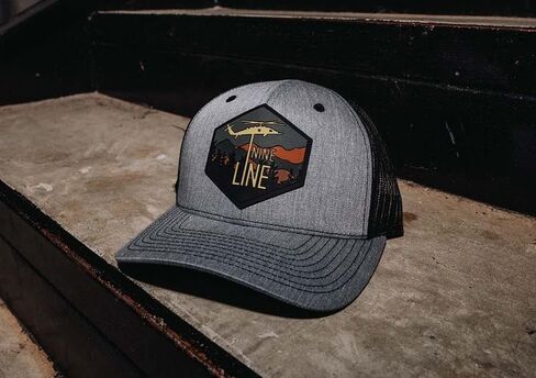 قبعة Nine Line Drop Mountains Snapback - تصميم كلاسيكي - علم أمريكي مطرز - رقعة PVC - نسيج قطني طويل in Kuwait
