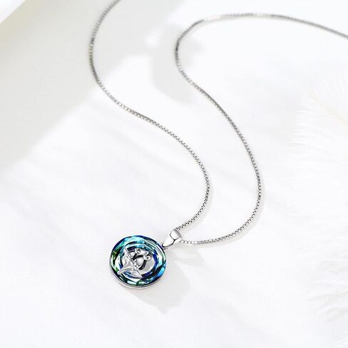 قلادة من الفضة الاسترليني عيار 925 على شكل بطريق/باندا للنساء من تشينجونج in Kuwait