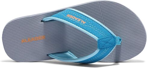 ALEADER Kids صنادل فليب فلوب صنادل ثونغ خفيفة الوزن للشاطئ/حمام السباحة للشباب (طفل صغير/طفل كبير) in Kuwait