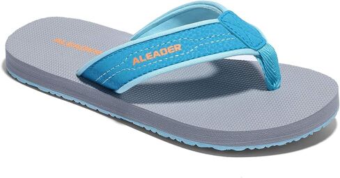 ALEADER Kids صنادل فليب فلوب صنادل ثونغ خفيفة الوزن للشاطئ/حمام السباحة للشباب (طفل صغير/طفل كبير) in Kuwait