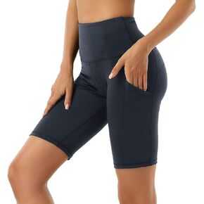 TYUIO Biker Shorts for Women Tummy Control Gym Yoga Running Workout Shorts