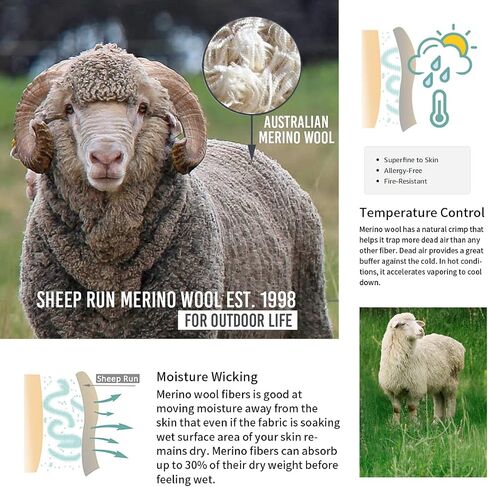 قميص يوجا أساسي من صوف ميرينو من SHEEP RUN، قميص خفيف الوزن يسمح بالتهوية in Kuwait