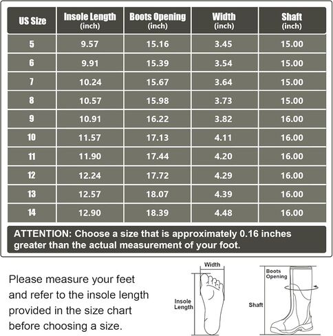 Kalkal Rain Boots Men, Waterproof Rubber Boots for Men, Durable Neoprene Work Boots for Gardening Hunting and Fishing in Kuwait