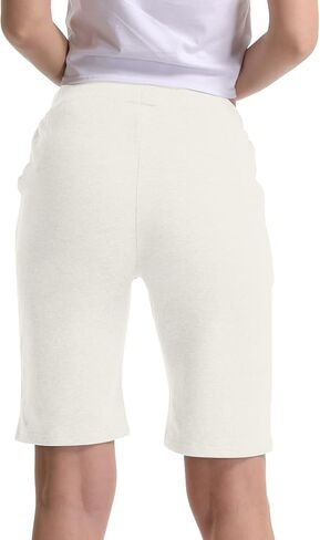 شورت برمودا نسائي شورت صيفي للنساء برباط طويل شورت عالي الخصر كاجوال شورت قطني رياضي in Kuwait