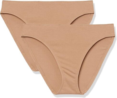 ملابس داخلية بيكيني نسائية من القطن فائق النعومة من Amazon Aware، عبوة من قطعتين in Kuwait