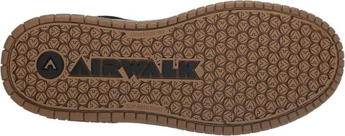 كامينو نسائي منخفض الرقبة من Airwalk - مقدمة مركبة، خطر كهربائي - رمادي/أبيض - 7W in Kuwait