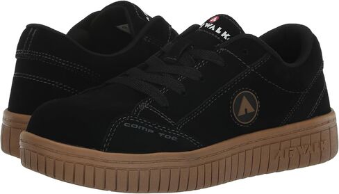 كامينو نسائي منخفض الرقبة من Airwalk - مقدمة مركبة، خطر كهربائي - رمادي/أبيض - 7W in Kuwait