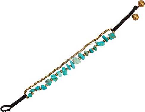 SPUNKYsoul Boho ملهمة مغامرات جديدة بدايات حسن الحظ Howlite سوار مُزين بالخرز مجموعة متعددة القطع للنساء in Kuwait