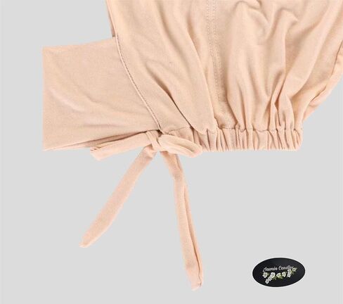 Solid Color 3- Pack Full Cover Inner Hijab Cap. Under Scarf Cap for Muslim Women. Coffee, Black and Blue Color Inner Hijab Cap… in Kuwait