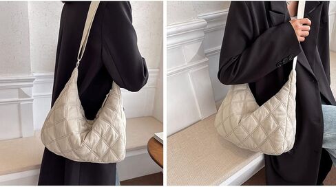 حقيبة يد منتفخة مبطنة من sveter Crescent للنساء من Hobo Crossbody in Kuwait