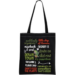 MNIGIU Little SH Tote Little SH Musical Gift Little SH Merch Little SH Quote (تسوق حقيبة سوداء)