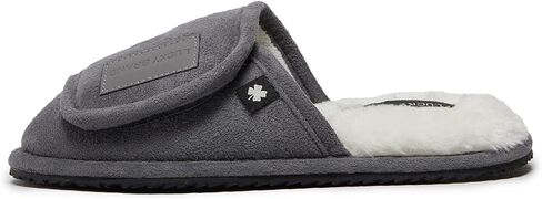 Lucky Brand Boys Slippers - Fuzzy Non Slip Memory Foam House Slippers for Kids - Plush Soft Rubber Sole Bedroom Shoes in Kuwait