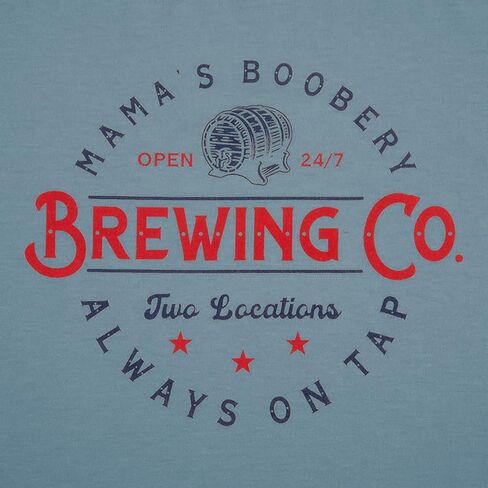 Mama's Boobery Shirt Women Brewing Co T-Shirt Mom Life Tee Shirt Breast Feeding Graphic Short Sleeve Top in Saudi Arabia
