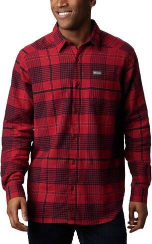 Columbia Men's Cornell Woods Flannel Long Sleeve Shirt in Saudi Arabia
