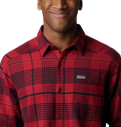 Columbia Men's Cornell Woods Flannel Long Sleeve Shirt in Saudi Arabia