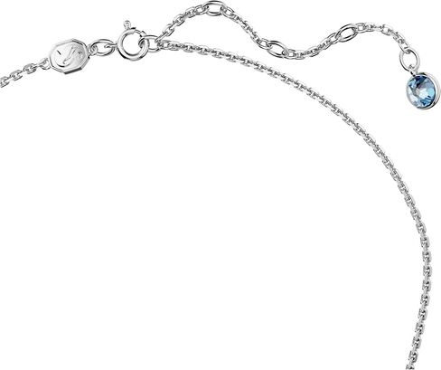 Swarovski Chroma Necklace, Earring, and Bracelet Crystal Jewelry Collection, Rhodium Finish, Gold Tone Finish Pink Crystal, Clear Crystals in Saudi Arabia