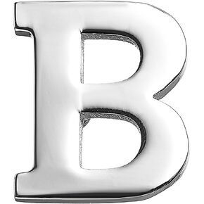 MISSU JEWELLRY Mens Business Letters Collar Brooch Pins 26 Alphabet Monogram Collar pin Suit Lapel Pin Badge for Husband